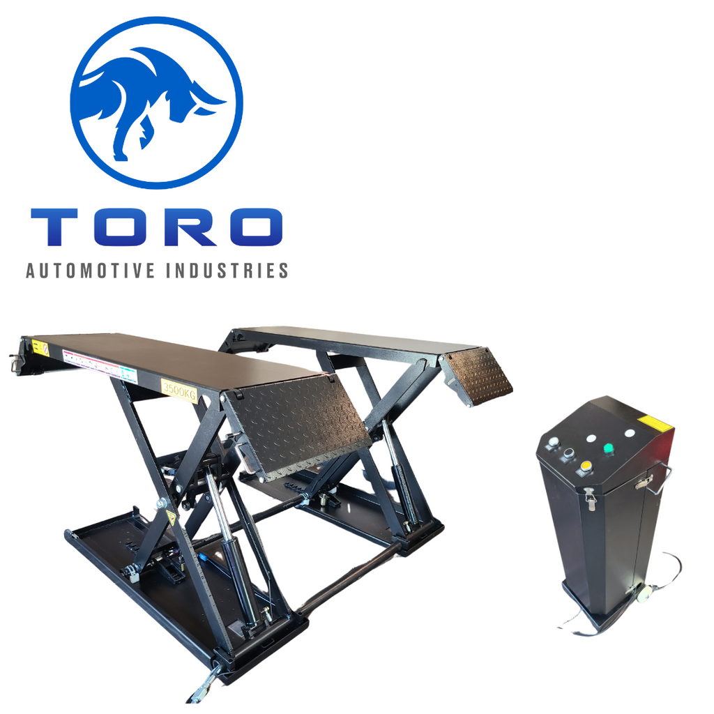 Mid Rise Open Bay Scissor Lift | Toro Auto Lifts